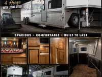 2001 Sundowner Trailers Sunlite Gooseneck Horse Trailer — الصورة 1